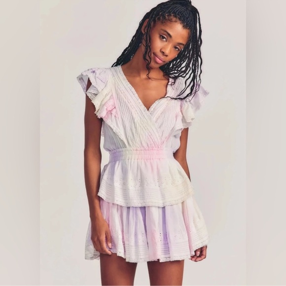 LoveShackFancy Dresses & Skirts - LoveShackFancy Gwen Dress Multi Tie Dye xl
